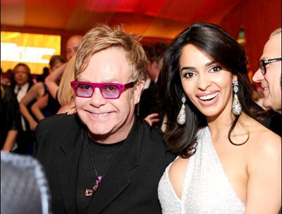 Mallika meets Sir Elton John